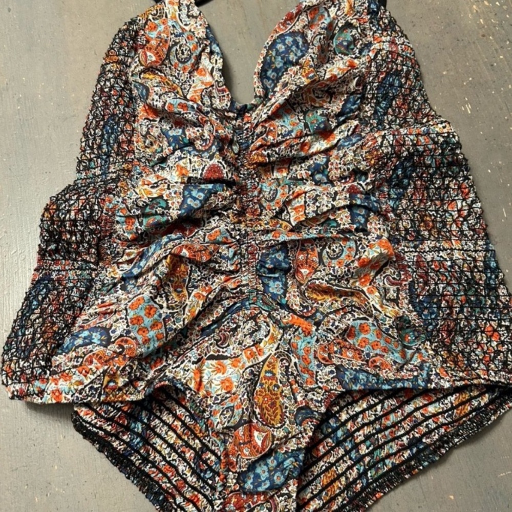 Malia Mills Paisley Print One Piece Swimsuit